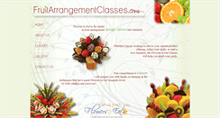 Desktop Screenshot of fruitarrangementclasses.com